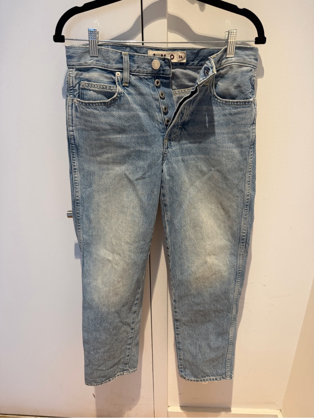 AMO 143 Straight-Leg Jeans Size 24 - Picture 4 of 7